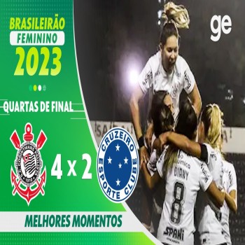 #ไฮไลท์ฟุตบอล [ โครินเธียนส์ (หญิง) 4 - 2 ครูไซโร่ (หญิง) ] Brasil Women Tournament 2023