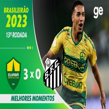 #ไฮไลท์ฟุตบอล [ คุยอาบา 3 - 0 ซานโตส ] บราซิล ซีรี่ เอ 2023